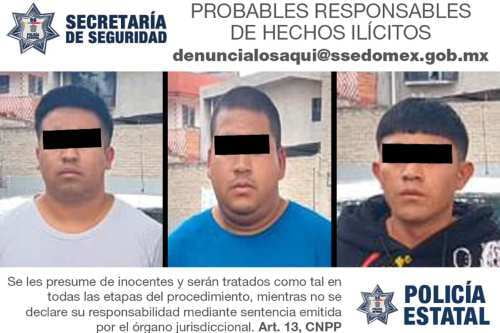 Liberan a conductor secuestrado en Naucalpan; hay 4 detenidos, entre ellos, un adolescente